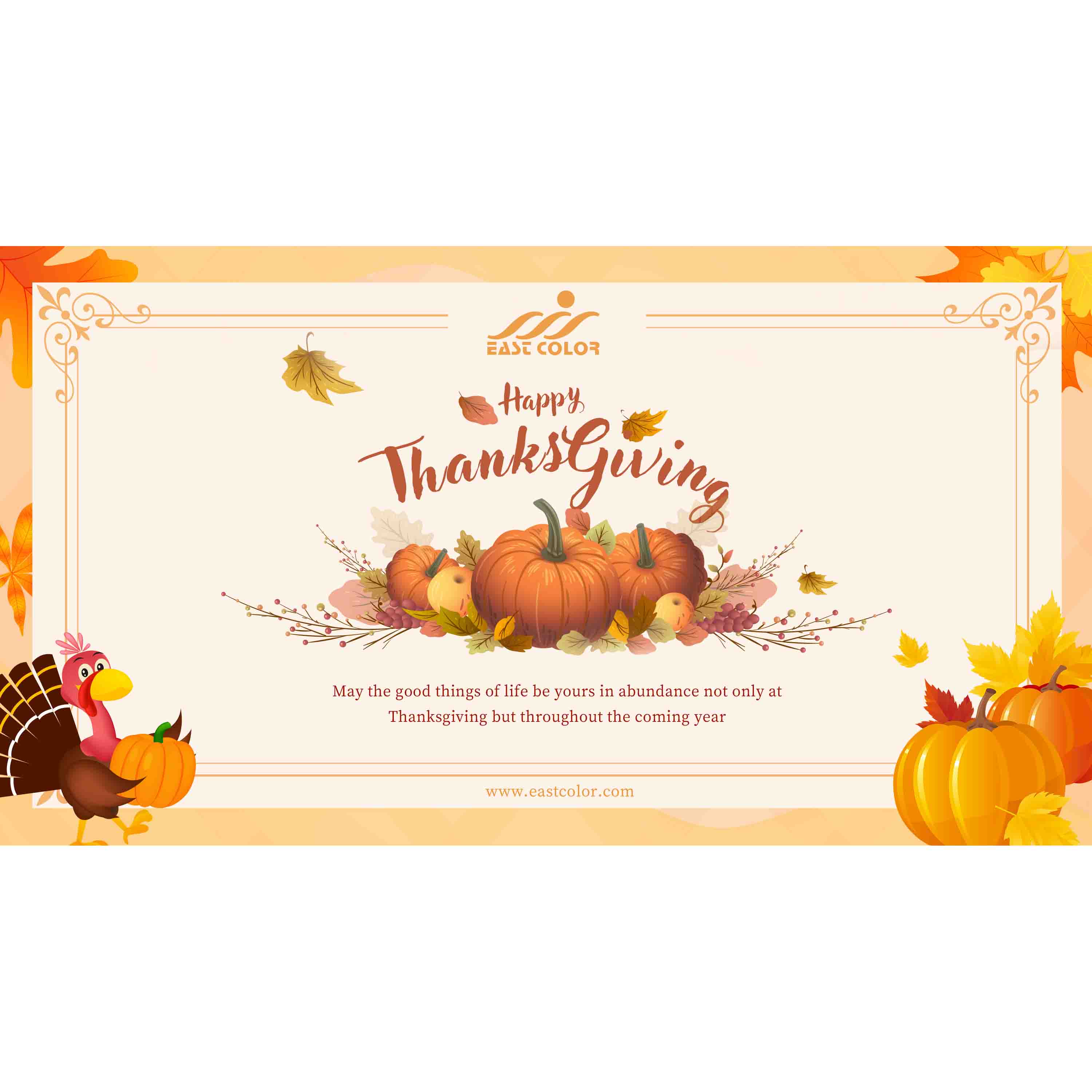 يتمنى Color East الجميع عيد شكر سعيد!