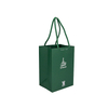 حقيبة الورق الخضراء الصديقة للبيئة الشعار المطبوع